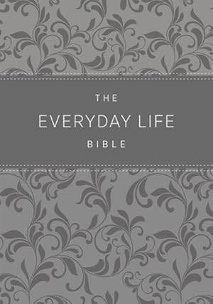 Imagen del vendedor de Everyday Life Bible : Amplified Old & New Testament, Grey Euroluxe, Fashion Edition, Silver Edge, Ribbon Marker a la venta por GreatBookPrices
