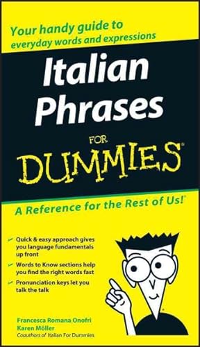Immagine del venditore per Italian Phrases for Dummies venduto da GreatBookPrices