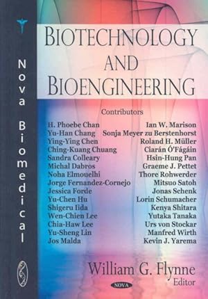Bild des Verkufers fr Biotechnology and Bioengineering zum Verkauf von GreatBookPrices
