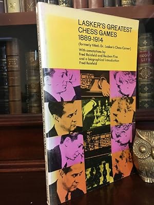 Image du vendeur pour Lasker's Greatest Chess Games 1889-1914. (formerly titled: Dr. Lasker's Chess Career). mis en vente par Time Booksellers