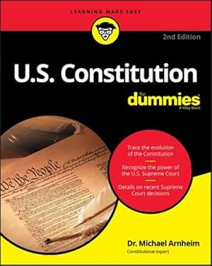 Imagen del vendedor de U.S. Constitution for Dummies a la venta por GreatBookPrices