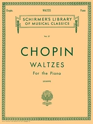 Immagine del venditore per Waltzes Joseffy : Piano Solo venduto da GreatBookPrices