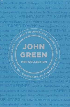 Bild des Verkufers fr John Green Set : Paper Towns / an Abundance of Katherines / Looking for Alaska / the Fault in Our Stars zum Verkauf von GreatBookPrices