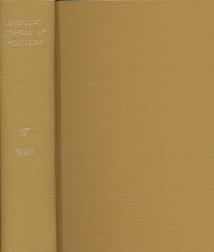 Image du vendeur pour American Journal of Philology. Vol. 117. mis en vente par Fundus-Online GbR Borkert Schwarz Zerfa