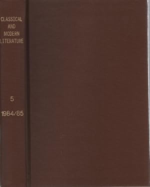 Seller image for Classical and Modern Literature 5 - 1984/85 [4 Bd.e]. A Quarterly. for sale by Fundus-Online GbR Borkert Schwarz Zerfa