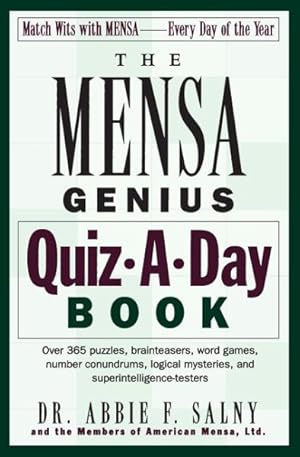 Imagen del vendedor de Mensa Genius Quiz-A-Day Book a la venta por GreatBookPrices