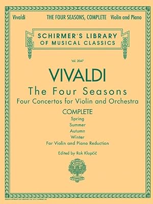 Seller image for Antonio Vivaldi - the Four Seasons, Complete : For Violin And Piano Reduction for sale by GreatBookPrices
