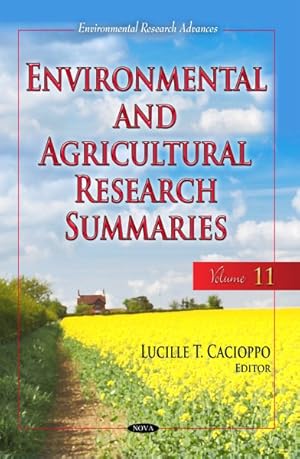 Image du vendeur pour Environmental and Agricultural Research Summaries With Biographical Sketches mis en vente par GreatBookPrices