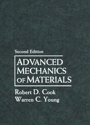 Imagen del vendedor de Advanced Mechanics of Materials a la venta por GreatBookPrices