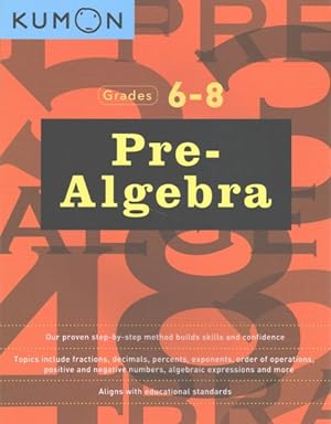 Image du vendeur pour Pre-Algebra Grades 6-8 : Workbook 1 and 2 mis en vente par GreatBookPrices