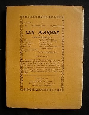 Les Marges N°91 du 15 janvier 1922 -