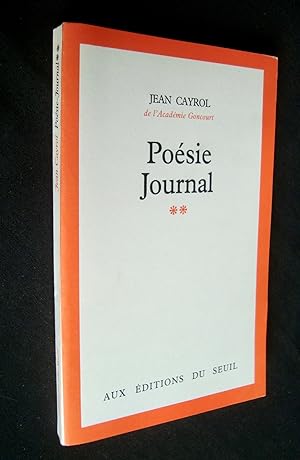 Image du vendeur pour Posie-Journal - Tome II : 1975-1976 - mis en vente par Le Livre  Venir