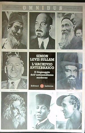 L' archivio antiebraico. Il linguaggio dell'antisemitismo moderno