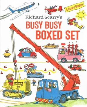 Seller image for Richard Scarry's Busy Busy : Busy Busy Cars and Trucks / Busy Busy Construction Site / Busy Busy Farm / Busy Busy Airport for sale by GreatBookPrices