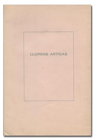 Imagen del vendedor de LLORENS ARTIGAS. Cerámicas. (Catálogo de la exposición. Sala Celini, noviembre 1972). a la venta por Librería Berceo (Libros Antiguos)