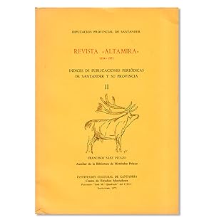 Immagine del venditore per Revista Altamira, 1934-1971. ndices. venduto da Librera Berceo (Libros Antiguos)