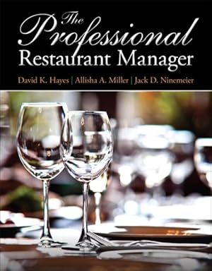 Immagine del venditore per Professional Restaurant Manager venduto da GreatBookPrices