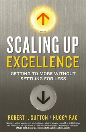 Imagen del vendedor de Scaling Up Excellence a la venta por GreatBookPrices