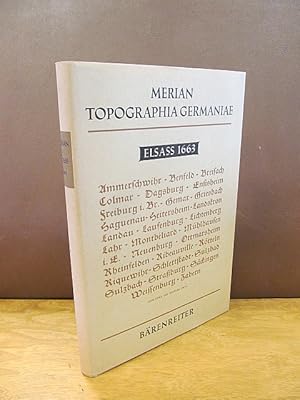 Bild des Verkufers fr Merian Topographia Germaniae. Elsass 1663. Neue Ausgabe als Nachdruck 1964. zum Verkauf von Antiquariat Friederichsen