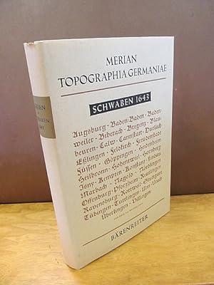 Bild des Verkufers fr Merian Topographia Germaniae Schwaben 1643. Neue Ausgabe als Nachdruck 1960. zum Verkauf von Antiquariat Friederichsen