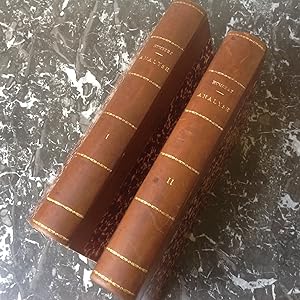 Cours d' ANALYSE professé à l'ECOLE POLYTECHNIQUE en deux volumes reliés .