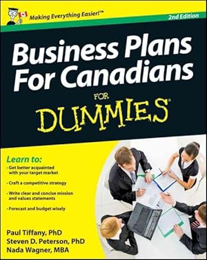 Seller image for Business Plans for Canadians for Dummies for sale by GreatBookPrices