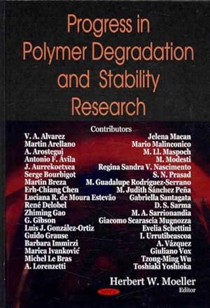 Immagine del venditore per Progress in Polymer Degradation and Stability Research venduto da GreatBookPrices