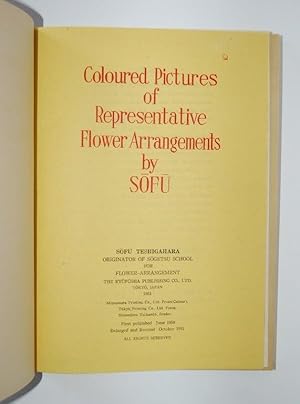Coloured Pictures of Representative Flower Arrangements by Sofu.