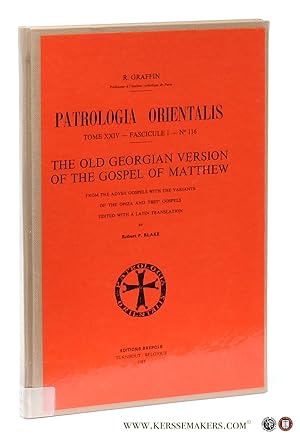 Immagine del venditore per The Old Georgian Version of the Gospel of Matthew. From the Adysh Gospels with the Variants of the Opiza and Tbet' Gospels. venduto da Emile Kerssemakers ILAB