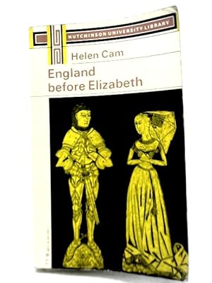 Image du vendeur pour England Before Elizabeth mis en vente par World of Rare Books