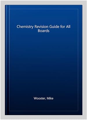 Imagen del vendedor de Chemistry Revision Guide for All Boards a la venta por GreatBookPrices