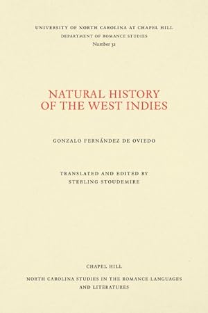 Image du vendeur pour Natural History of the West Indies mis en vente par GreatBookPrices