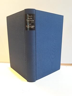 Tagebücher 1920-1922. Autobiographische Aufzeichnungen 1920-1954. Herausgegeben von Herta Ramthun...