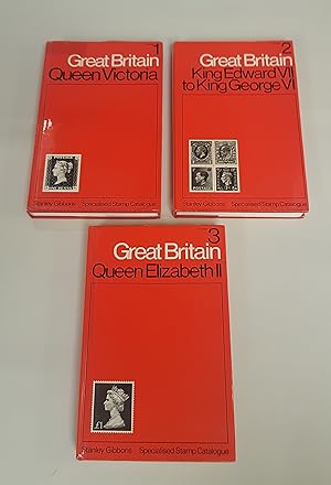 Imagen del vendedor de Stanley Gibbons Specialised Stamp Catalogue - Volume 1-3 - Volume 1: Queen Victoria, Volume 2: King Edward VII to King George VI, Volume 3: Queen Elizabeth II - 3 Volume Set a la venta por CURIO