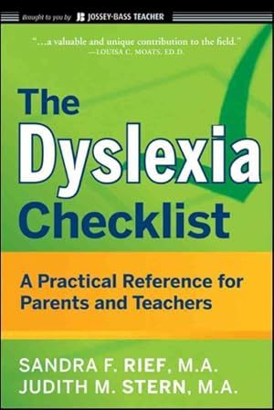 Bild des Verkufers fr Dyslexia Checklist : A Practical Reference for Parents and Teachers zum Verkauf von GreatBookPrices