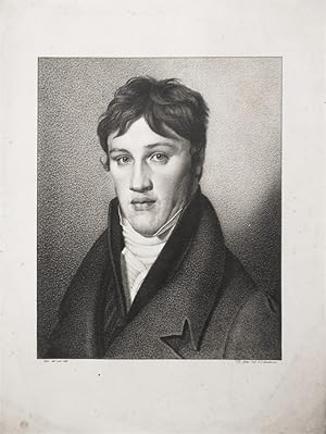 Portrait. Brustbild. Original-Lithographie von J. Brodtmann nach Oeri, [1823].