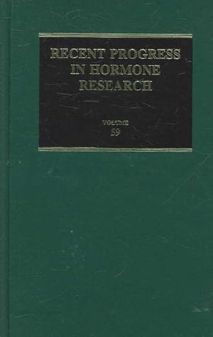 Seller image for Recent Progress in Hormone Research : Cardiovascular Endocrinology and Obesity for sale by GreatBookPrices