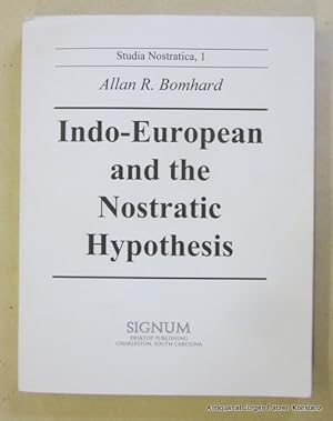 Indo-European and the Nostratic Hypothesis. Charleston, SC, Signum, 1996. 2 Bl., IV S., 1 Bl., 26...