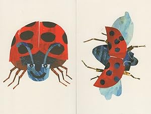 Immagine del venditore per The Bad Tempered Ladybird Eric Carle 2x Art Book Postcard s venduto da Postcard Finder