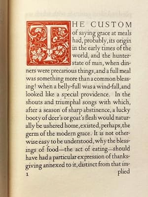 Grace before Meat. From the Essays of Elia.