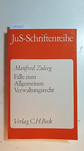 Seller image for Flle zum Allgemeinen Verwaltungsrecht for sale by Gebrauchtbcherlogistik  H.J. Lauterbach