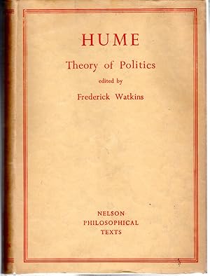 Imagen del vendedor de Hume: Theory of Politics: (Nelson Philosophical Texts) a la venta por Dorley House Books, Inc.