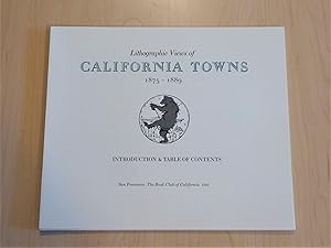 Seller image for Lithographic Views of California Towns, 1875-1889 for sale by Bradley Ross Books