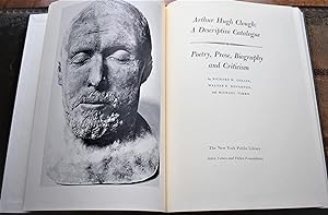 Imagen del vendedor de ARTHUR HUGH CLOUGH: A DESCRIPTIVE CATALOGUE Poetry, Prose, Biography and Criticism a la venta por Dodman Books