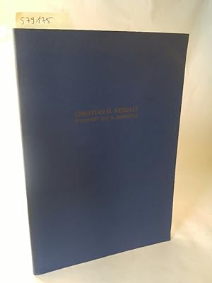 Imagen del vendedor de Christian M. Nebehay : Festschrift zum 70. Geburtstag a la venta por ANTIQUARIAT Franke BRUDDENBOOKS