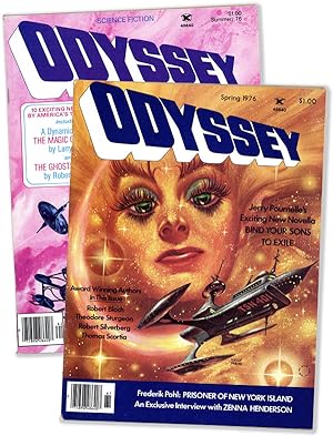 Bild des Verkufers fr ODYSSEY [Science Fiction Magazine] Vols. 1 & 2 (complete run) zum Verkauf von Lorne Bair Rare Books, ABAA
