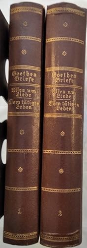 Goethes Briefe Konvolut von 2 Bänden [2 Bücher]