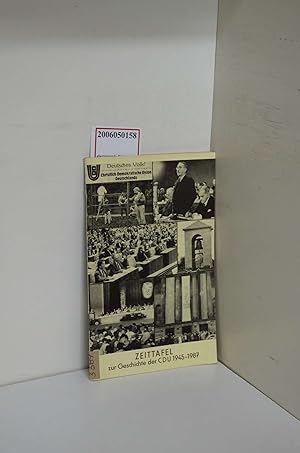 Seller image for Zeittafel zur Geschichte der CDU 1945 - 1987 / Hefte aus Burgscheidungen 246/247 / hg. vom Sekretariat des Hauptvorstandes der CDU for sale by ralfs-buecherkiste