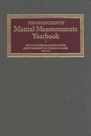 Immagine del venditore per Seventeenth Mental Measurements Yearbook venduto da GreatBookPricesUK