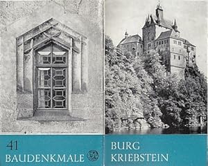 Image du vendeur pour Burg Kriebstein. Baudenkmale Nummer 41., mis en vente par Antiquariat an der Nikolaikirche